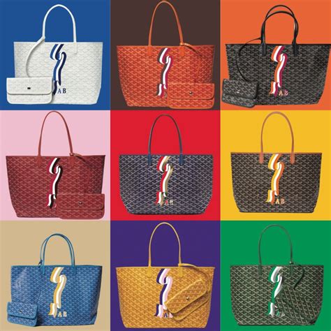 Goyard bag personalization